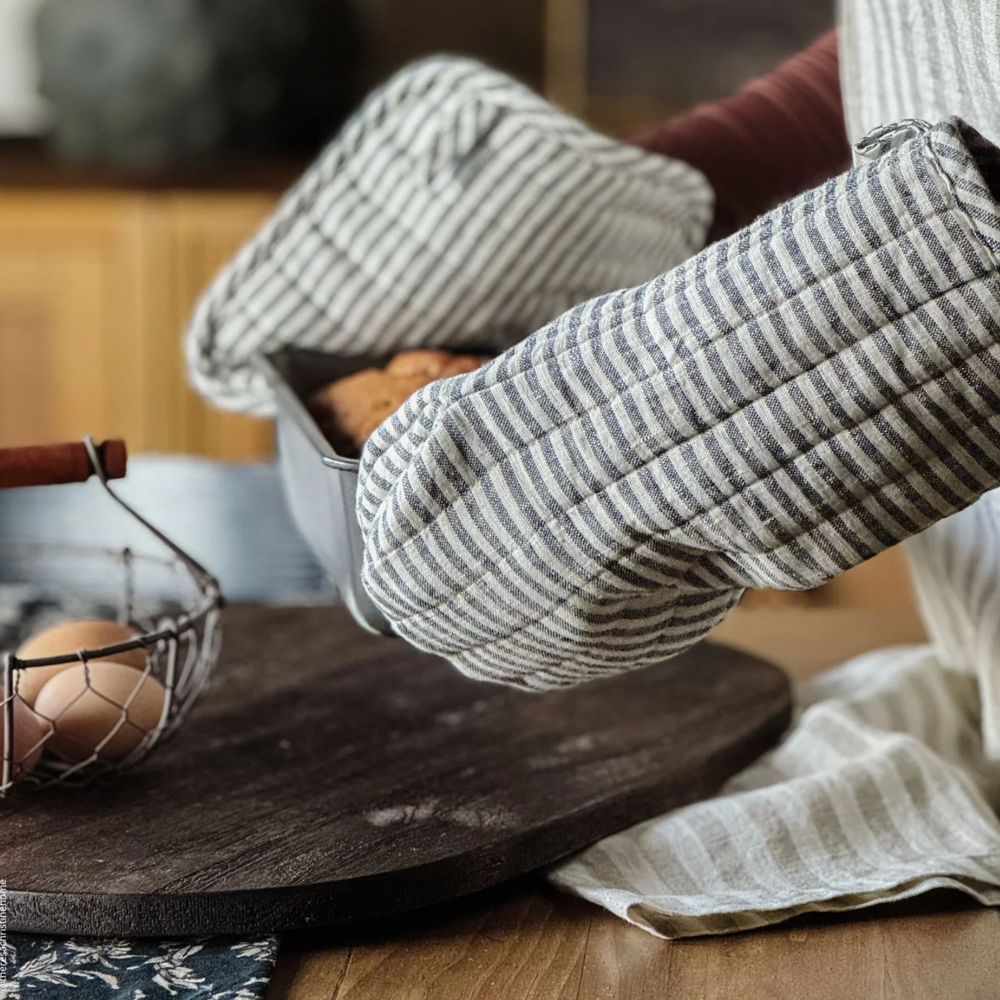 Linen Oven Mitt