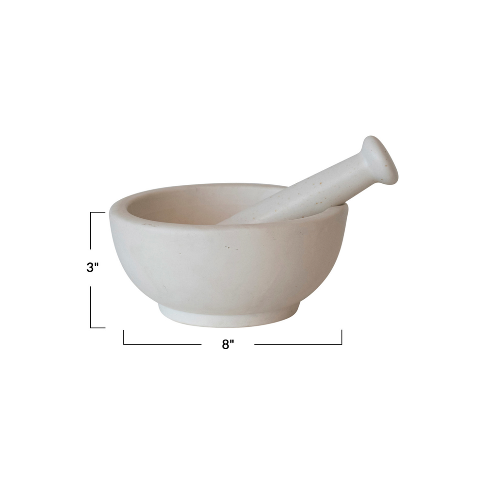 
                      
                        Stoneware Mortar & Pestle
                      
                    