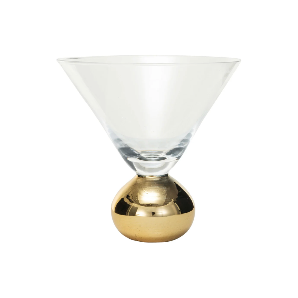 
                      
                        Martini Glass w/ Gold Ball Stem
                      
                    