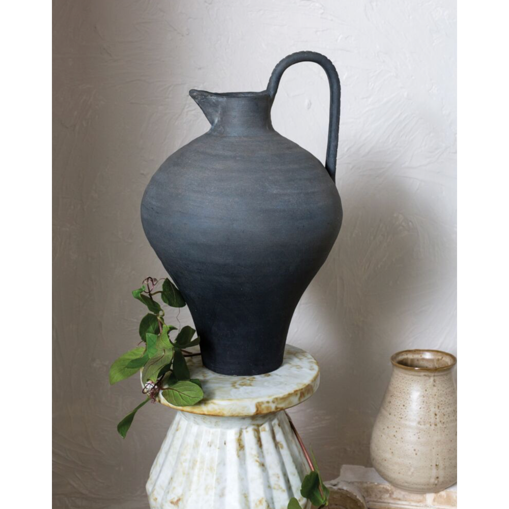 Black Terracotta Jug